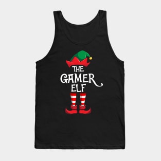 Gamer Elf Matching Family Christmas Tank Top